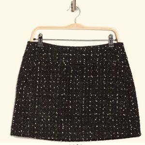 Alice + Olivia Donald Tweed Mini skirt